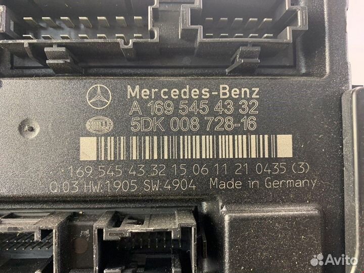 Блок комфорта Mercedes A-Class (W169)