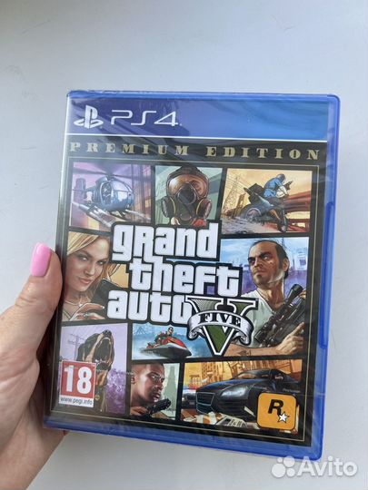 Новый диск GTA5 для ps4