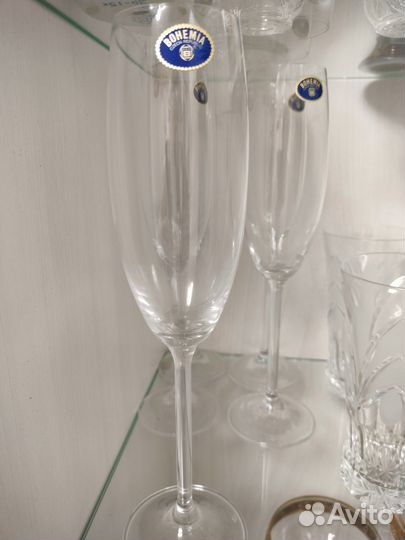 Рюмки, стаканы, фужеры