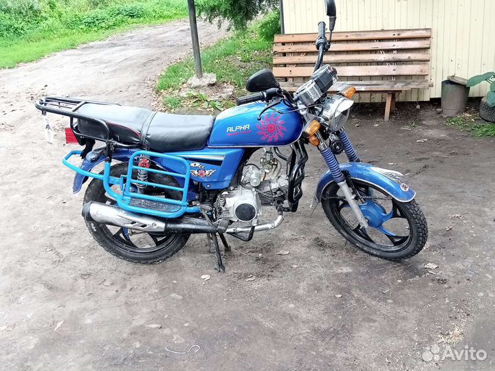 Мопед Альфа полуавтомат