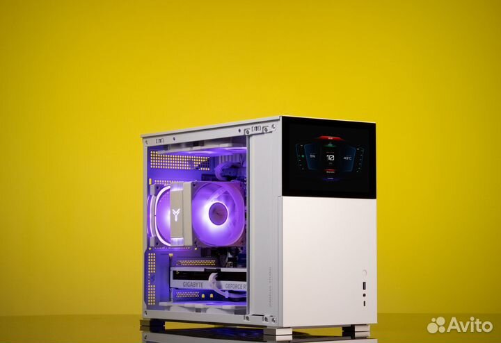 Игровой пк perfect94 RTX 4070 super 12GB NEW Ryzen 5 7600 Jonsbo D41 STD screen white