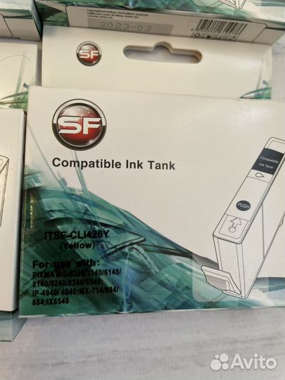 Картриджи цветные и черные