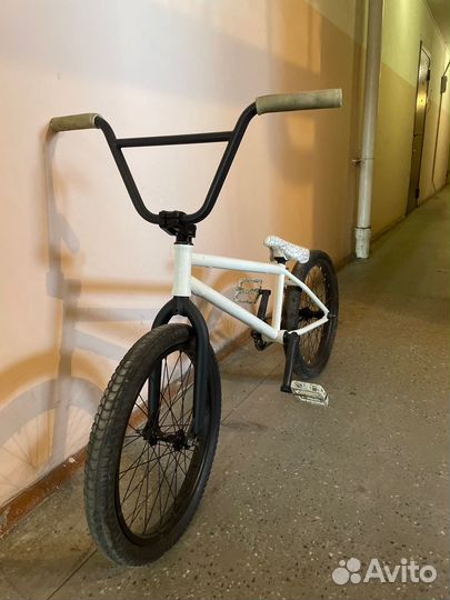 BMX custom белый перламутр