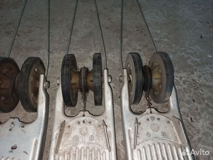 Лыжи роликовые СССР