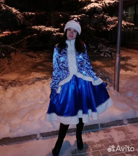 Костюм Снегурочки в аренду, прокат, напрокат