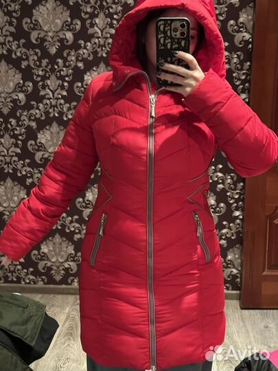 Пуховик женский L