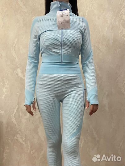 Спортивный костюм тройка голубой цвет 50 52 XL