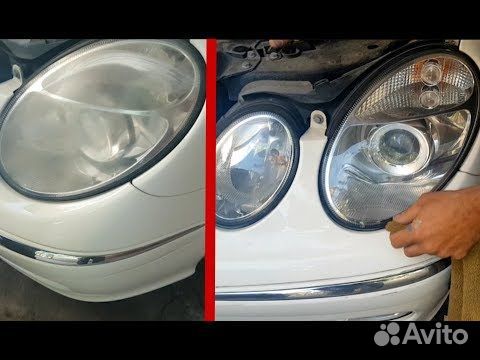 Как снять фары w211
