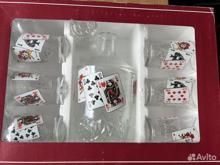 Набор Графин, 6 стаканов Новый