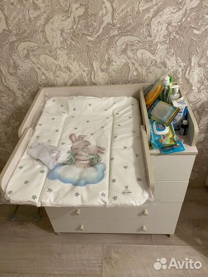 Матрас на пеленальный комод