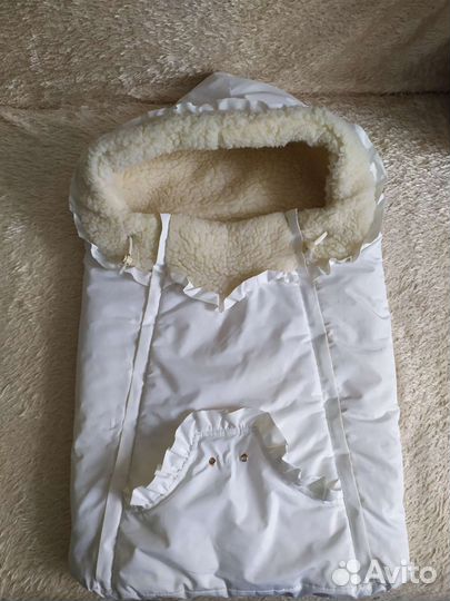 Зимний конверт в коляску