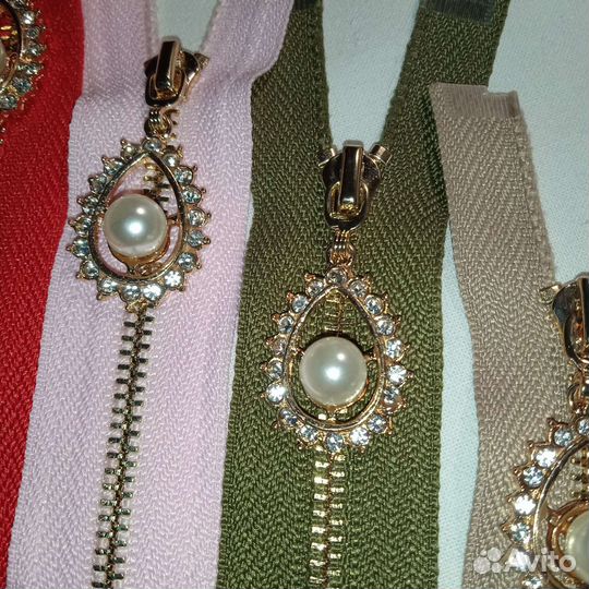 Набор новых молний 10 штук