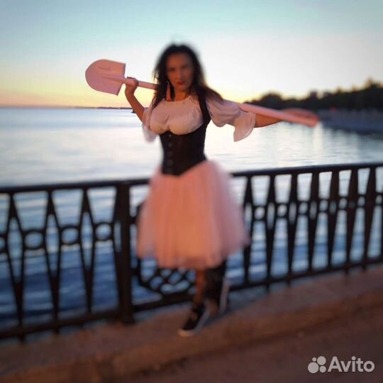 Подарок девушке Розовая лопата