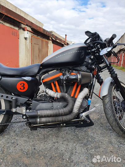 Выхлоп прямоток. Harley-davidson sportster xl1200