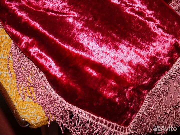 Плюшевая скатерть СССР