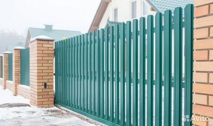 Забор металлический под ключ качественно