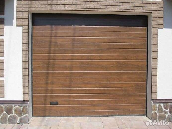 Гаражные ворота 4000x3000 мм антрацит