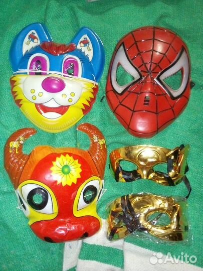 Новогодние, карнавальные маски (Новые)