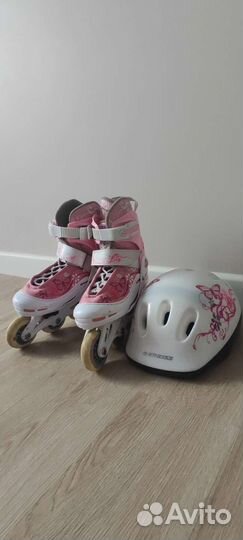 Детские ролики и защита 32 35