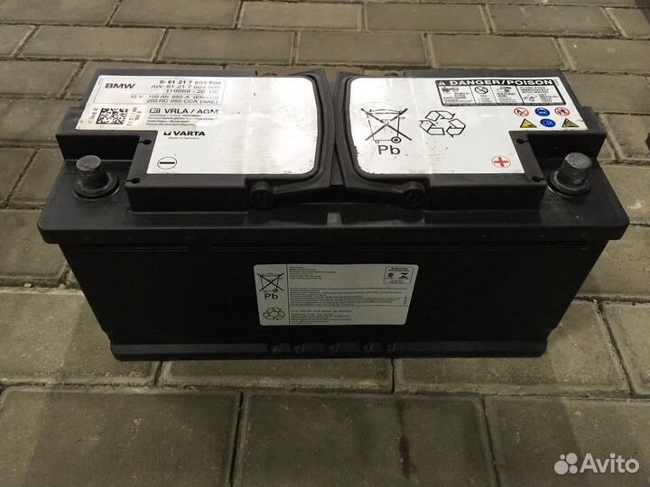 Аккумулятор AGM 105 Ah 950A