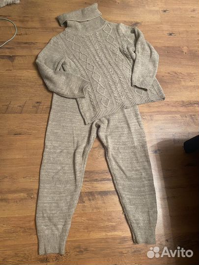 Вязанный костюм женский италия