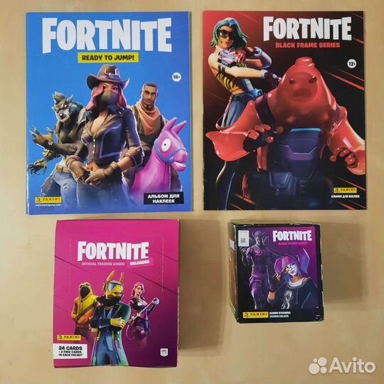 Альбомы, наклейки, карточки panini Fortnite