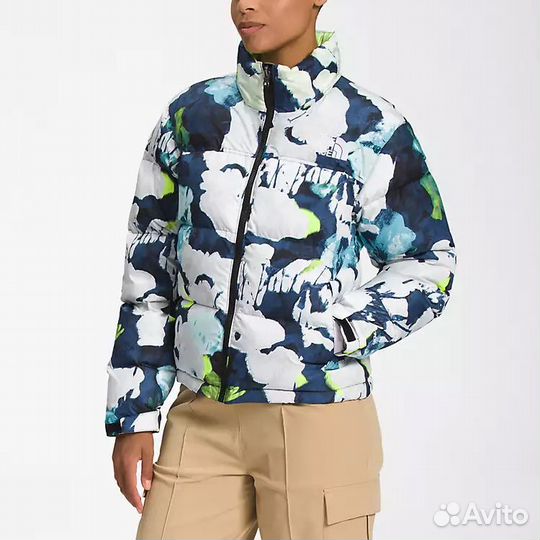 THE north face Down Jacket Women's Blue/White (S)(30)