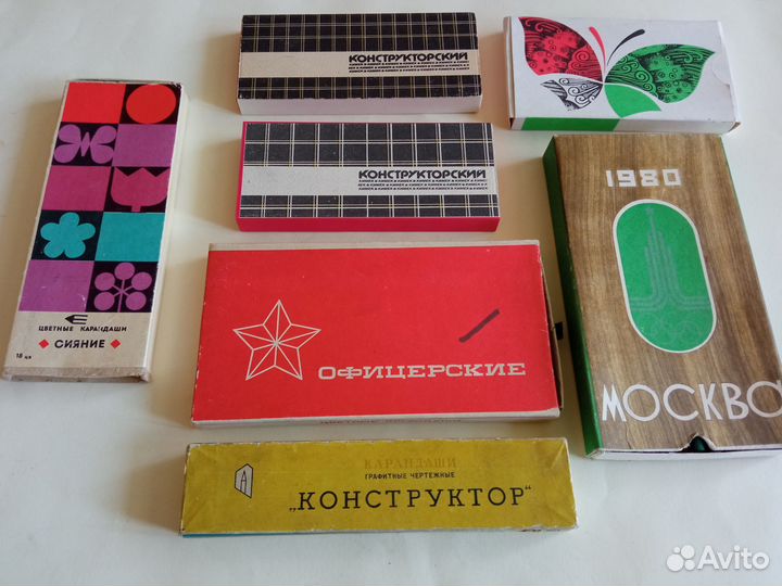 Канцелярия СССР - наборы карандашей
