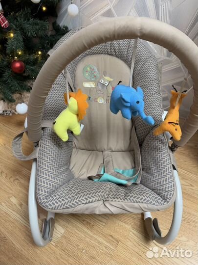 Детские качели шезлонг