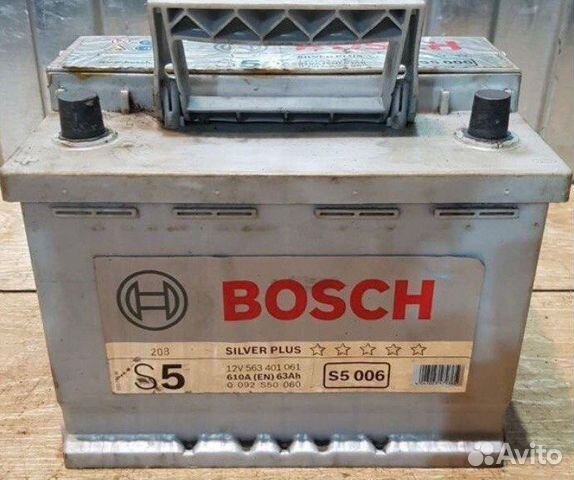 Аккумулятор Bosch S5 Silver Plus 63Ah 610А S50 050