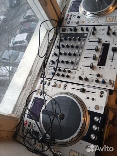 Denon 3500 2 шт+микшер Denon 1500