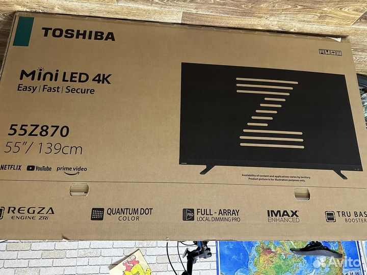 Игровой Мини лед телевизор Toshiba Z870ME