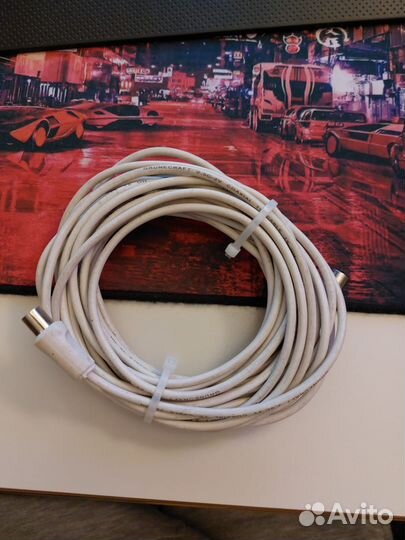 Кабель для тв (тв вилка - тв розетка)