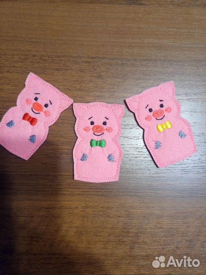 Пальчиковый театр из фетра на 6 сказок