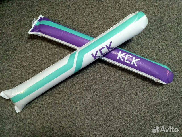 Палки-стучалки надувные для болельщиков