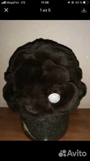 Береты мутоновые натуральные женские