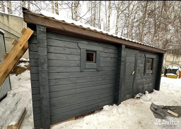 Баня под ключ из профилированного бруса от произво