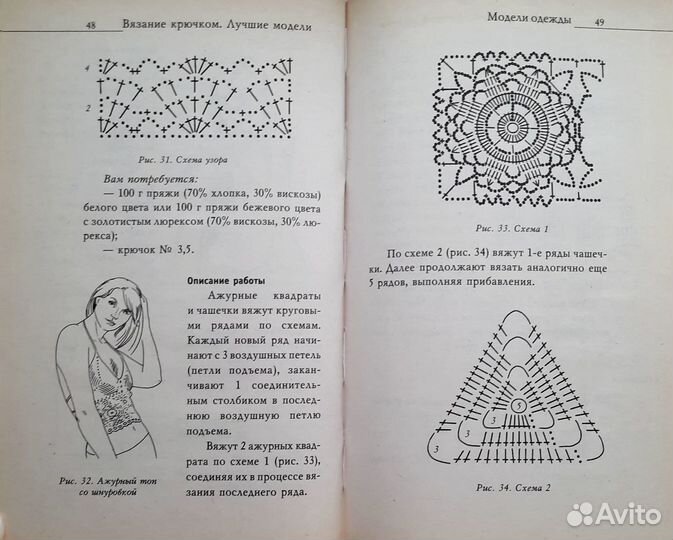 Вязание спицами и крючком, схемы, модели и узоры