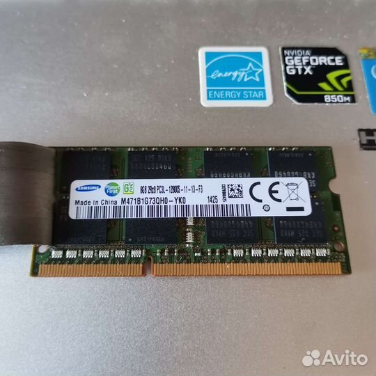 Оперативная память 8GB Samsung ddr3l 1600 SO-dimm