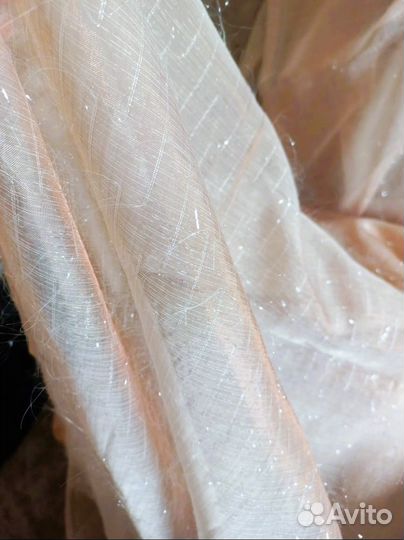 Вуаль(беж)с ворсинками