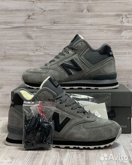 Зимние ботинки New Balance 574 Premium. Высокие