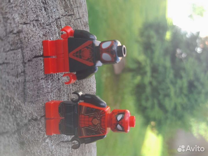 Lego фигурки человеков пауков