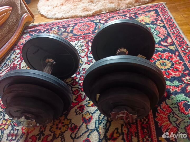 Гантели разборные 40 кг 2 шт общий вес