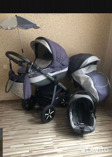 Коляска 3 в 1 Pepe Eco