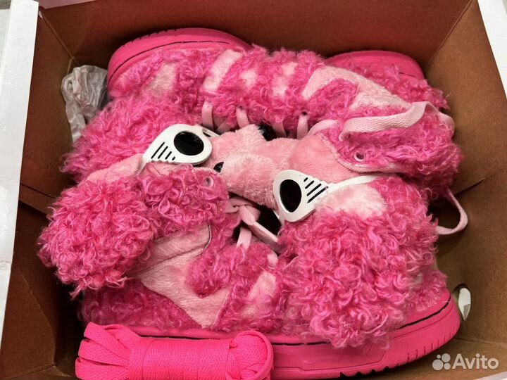 Кроссовки Adidas X Jeremy Scott Pink Poodle ориг