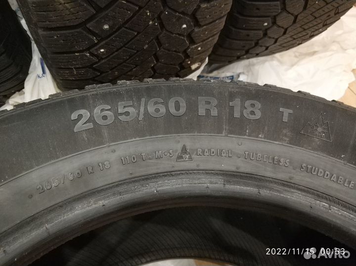 Continental ContiIceContact 4x4 265/60 R18 110