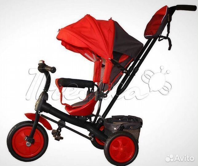 Трехколесный велосипед коляска