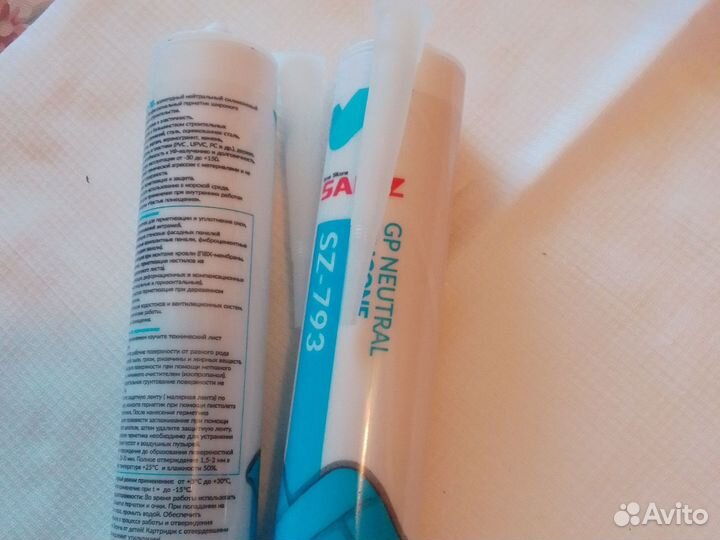 Силиконовый герметик белый