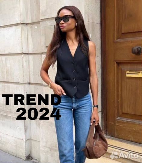 Класическая укороченная жилетка р 42, 44