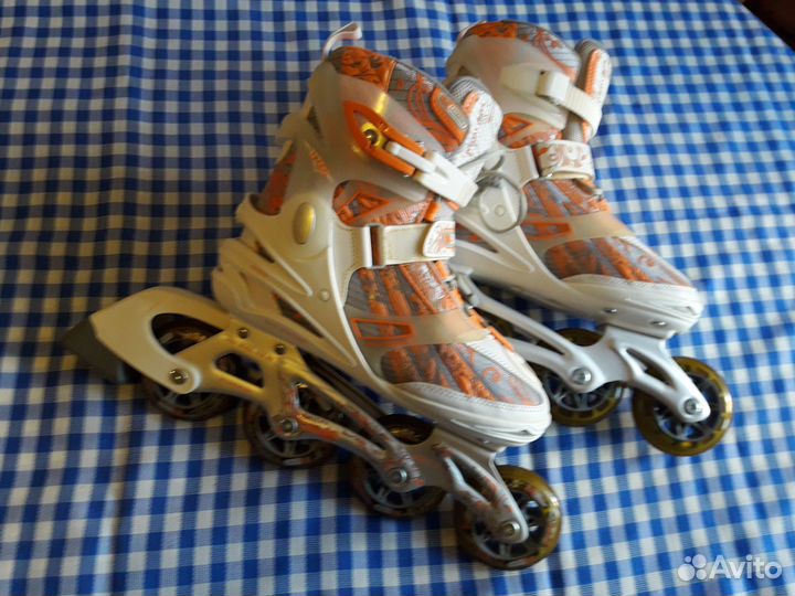 Коньки-ролики женские RE:Action, размер 38